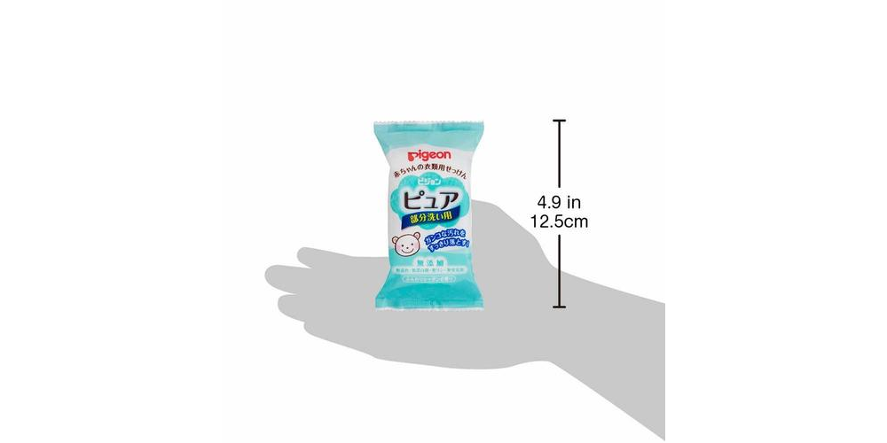 (3件裝) 日本Pigeon 嬰幼兒專用無添加無螢光劑溫和去汙洗衣皂 120g