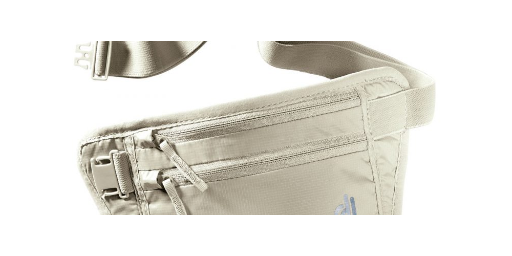 Deuter安全錢包腰包（米色）