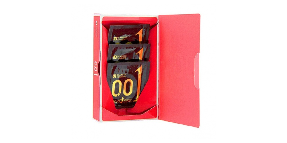 Okamoto - 0.01 極限超薄安全套 3枚 (Exp:2023/12)