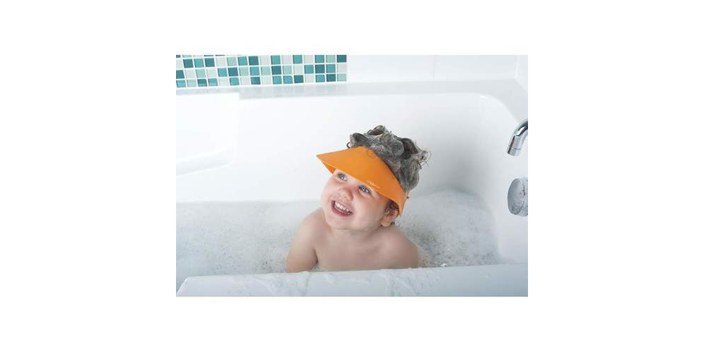 加拿大 BBLUV 矽膠幼兒浴帽 橙色